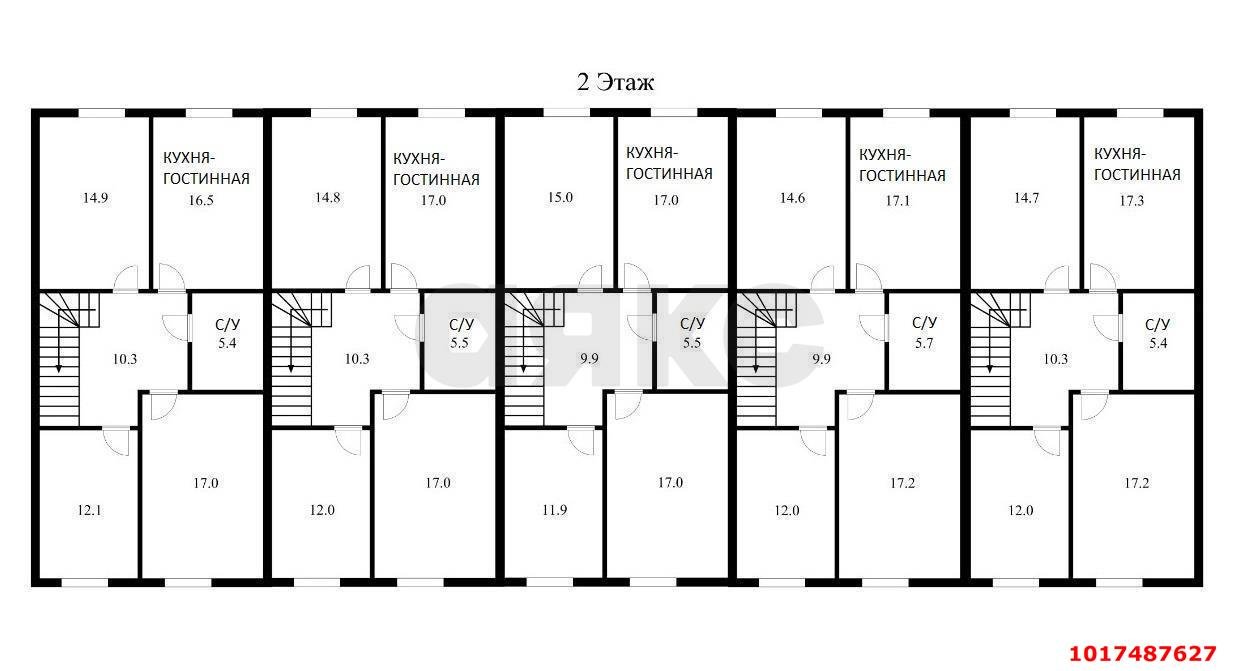 Фото №3: Дом 163&nbsp;м² + 1.5&nbsp;сот., 2&nbsp;эт. - Знаменский, мкр. Карасунский внутригородской округ, ул. Гагарина