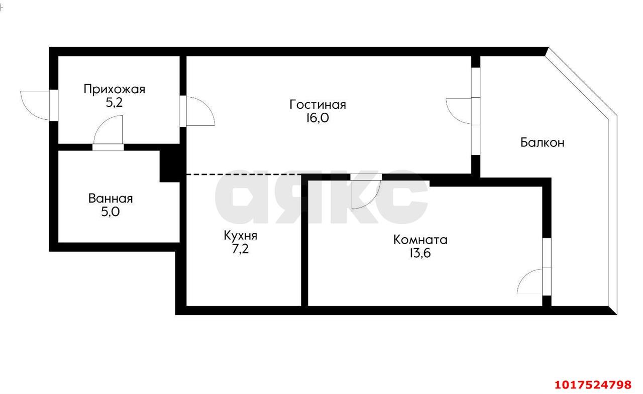 Фото №18: 1-комнатная квартира 53&nbsp;м², 18/24&nbsp;эт. - Краснодар, Прикубанский внутригородской округ, Россинского, мкр. жилой комплекс Титаны, б-р Адмирала Пустошкина, 11