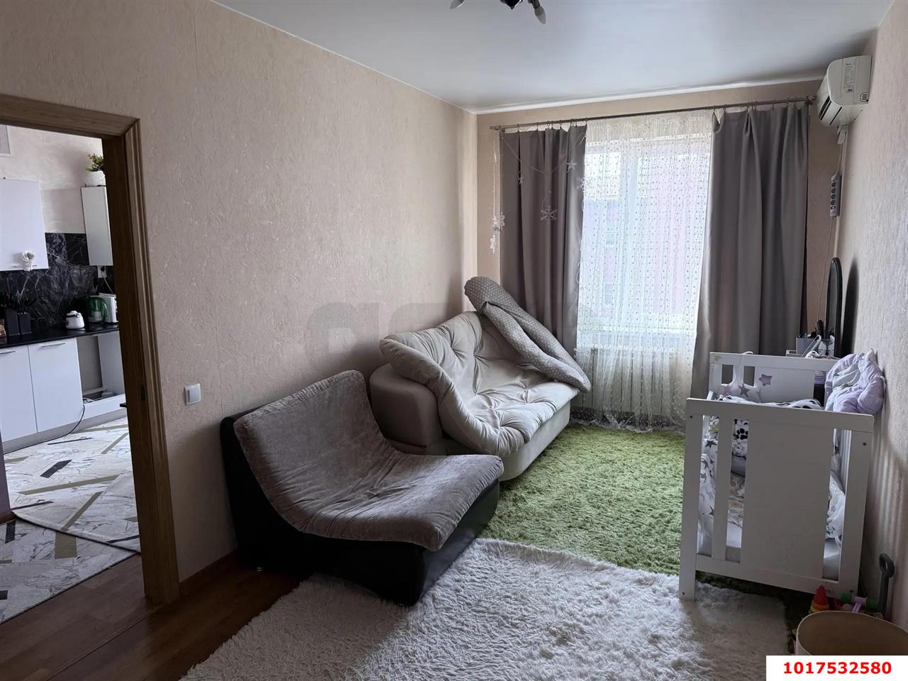 Фото №5: 1-комнатная квартира 38&nbsp;м², 5/6&nbsp;эт. - Краснодар, Прикубанский внутригородской округ, мкр. Музыкальный, ул. Агрохимическая, 105