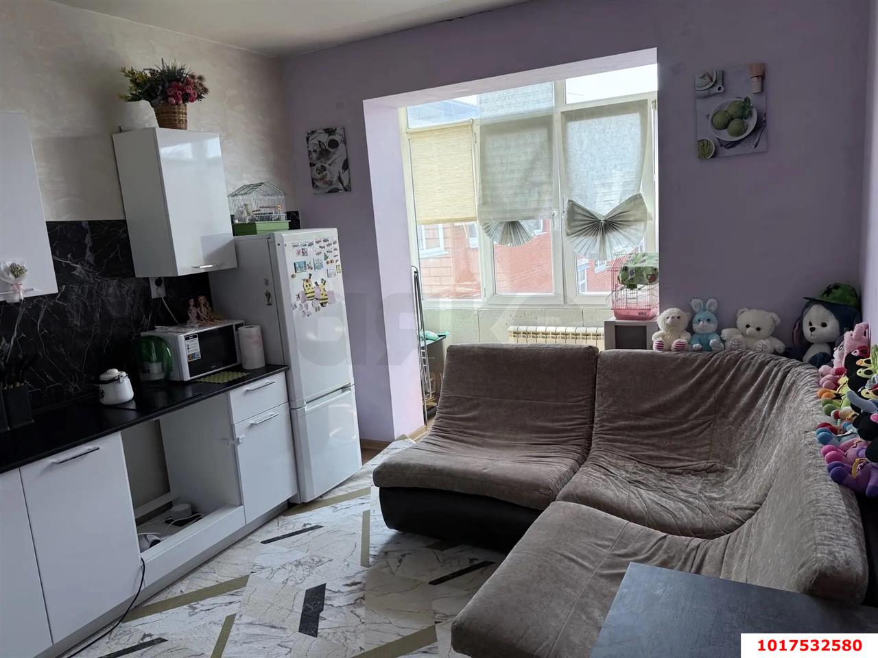 Фото №2: 1-комнатная квартира 38&nbsp;м², 5/6&nbsp;эт. - Краснодар, Прикубанский внутригородской округ, мкр. Музыкальный, ул. Агрохимическая, 105