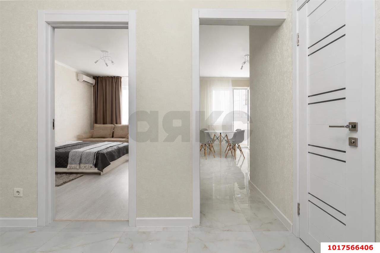 Фото №6: 1-комнатная квартира 50&nbsp;м², 4/24&nbsp;эт. - Краснодар, Кожзавод, ЖК Резиденция, мкр. Западный внутригородской округ, ул. Кожевенная, 22