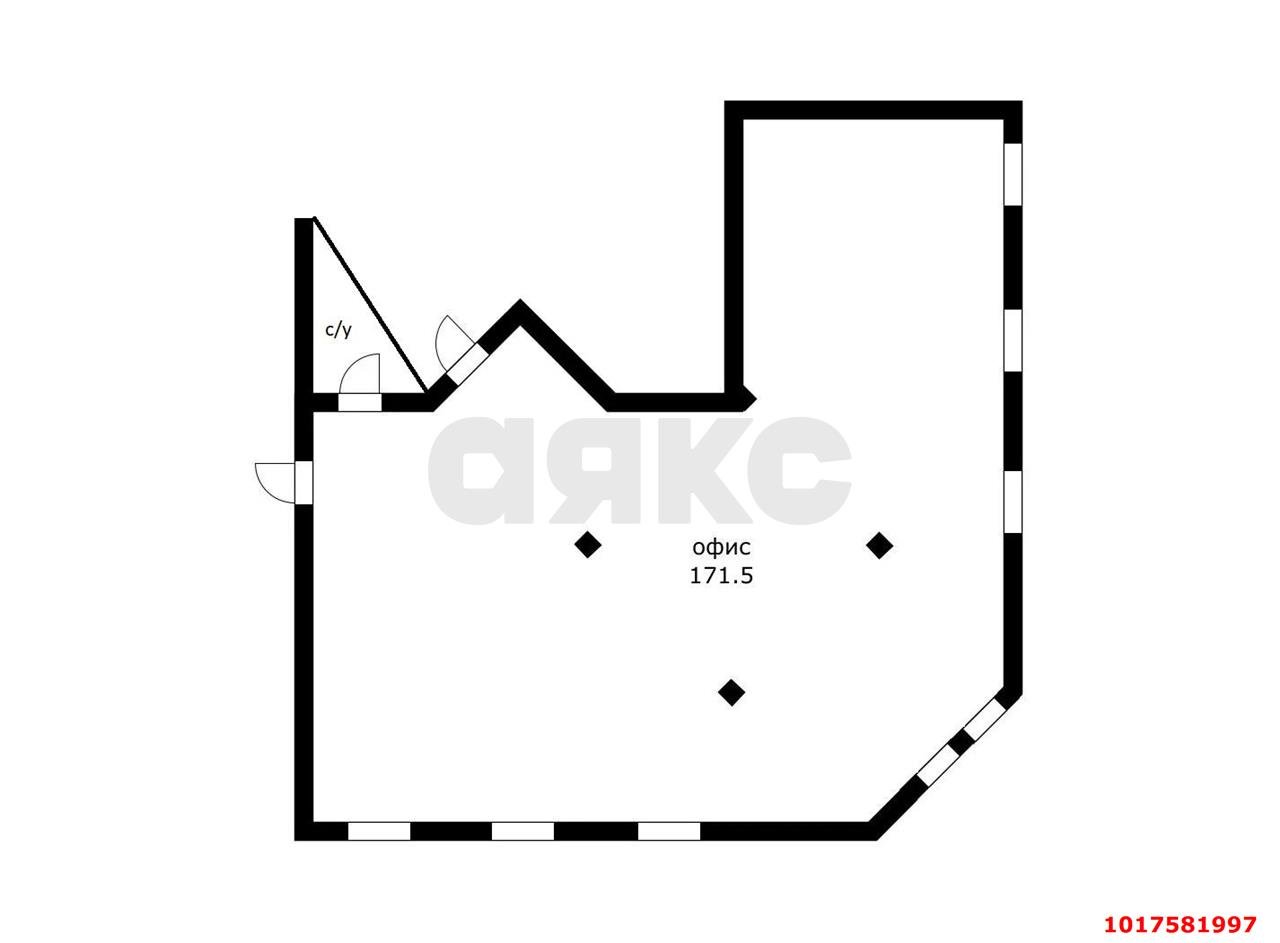 Фото №22: Офисное помещение 171&nbsp;м², 3/4&nbsp;эт. - Краснодар, Центральный внутригородской округ, мкр. Центральный, ул. Чапаева, 94