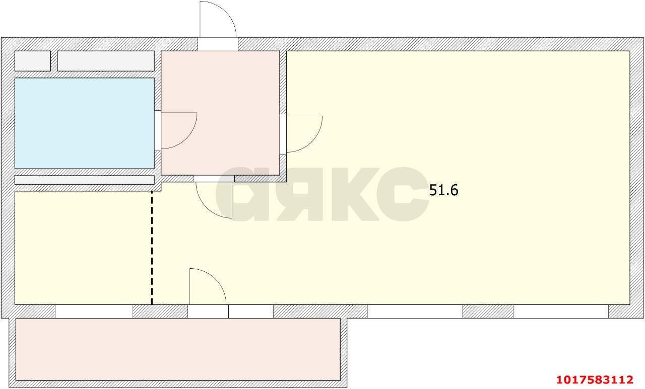 Фото №16: 2-комнатная квартира 56&nbsp;м², 7/14&nbsp;эт. - Краснодар, Прикубанский внутригородской округ, мкр. ЖК Красная Площадь, ул. Конгрессная, 19