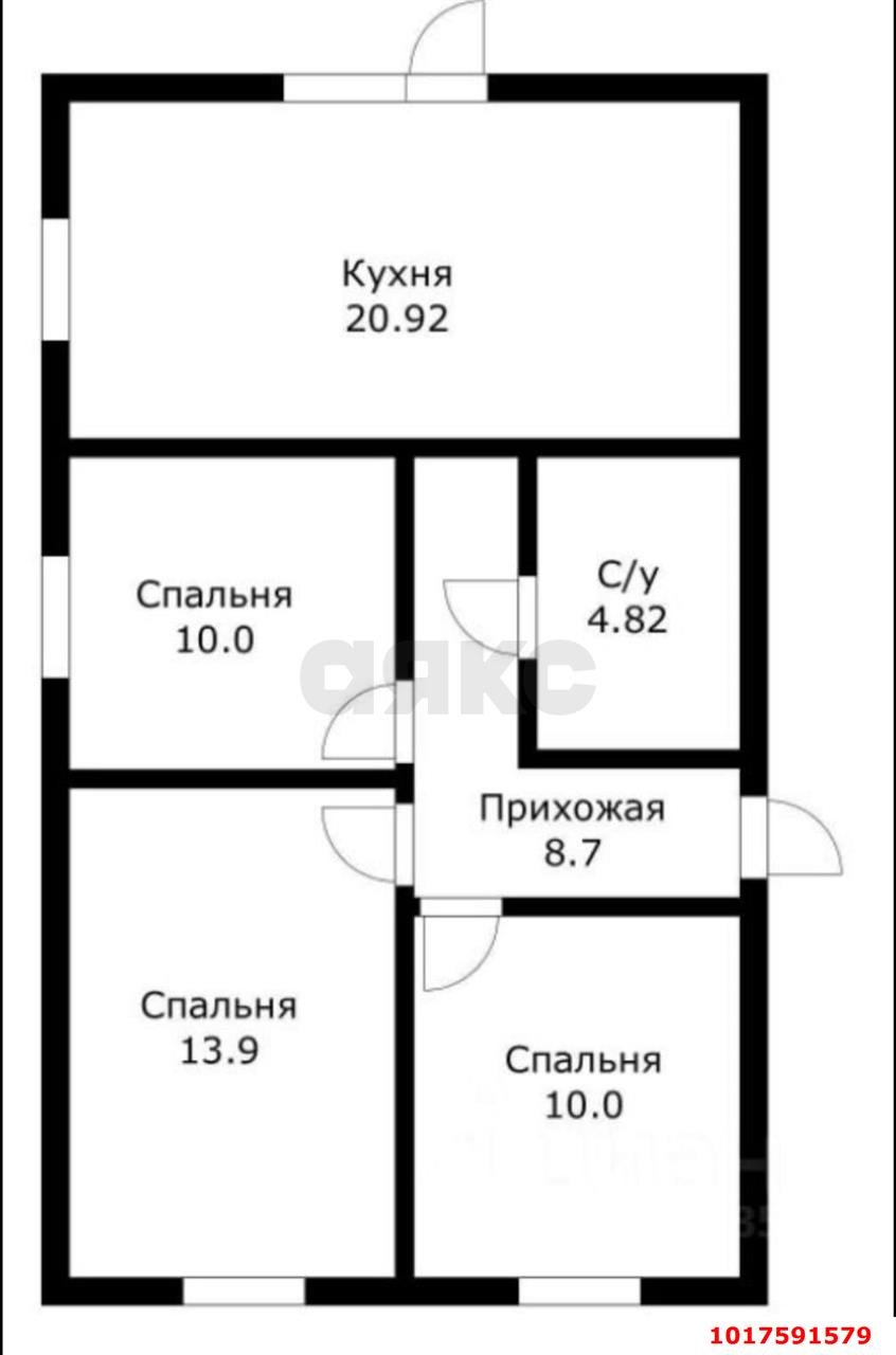 Фото №12: Дом 71&nbsp;м² + 3&nbsp;сот., 1&nbsp;эт. - Южный, п. коттеджный  Южная столица, пер. 2-й Заветный, 2к1