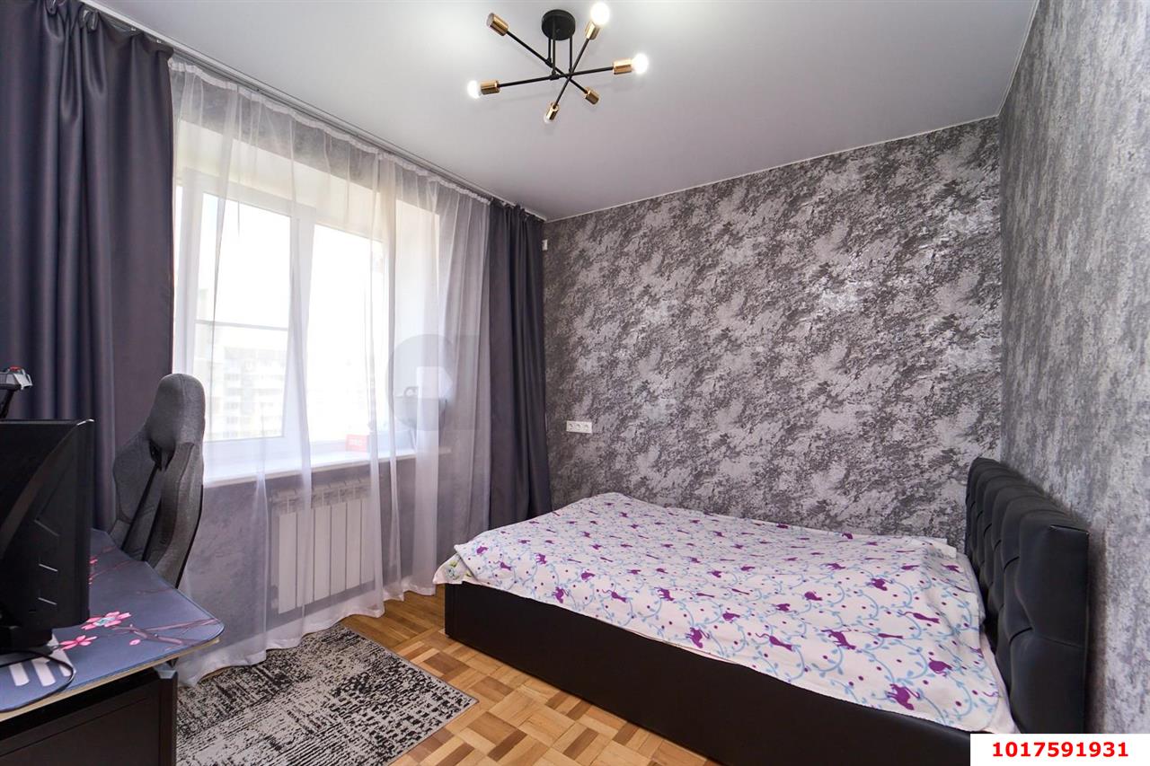 Фото №7: 3-комнатная квартира 65&nbsp;м², 9/10&nbsp;эт. - Краснодар, Карасунский внутригородской округ, мкр. Камвольно-суконный Комбинат, ул. 1-я Заречная, 17