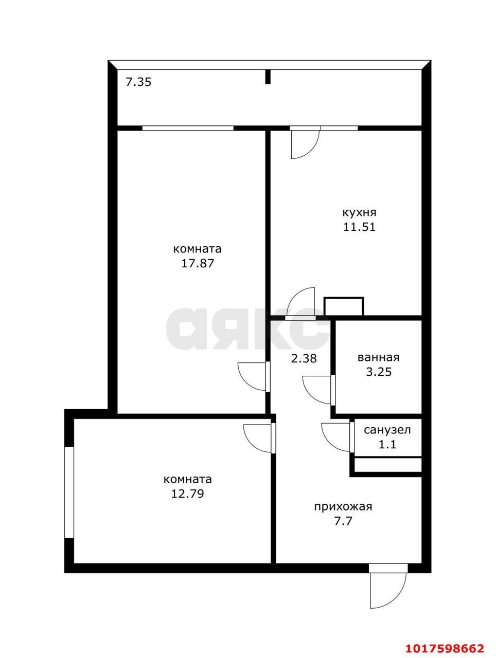 Фото №12: 2-комнатная квартира 70&nbsp;м², 6/16&nbsp;эт. - Краснодар, Прикубанский внутригородской округ, мкр. Восточно-Кругликовский, ул. Героев-Разведчиков, 26