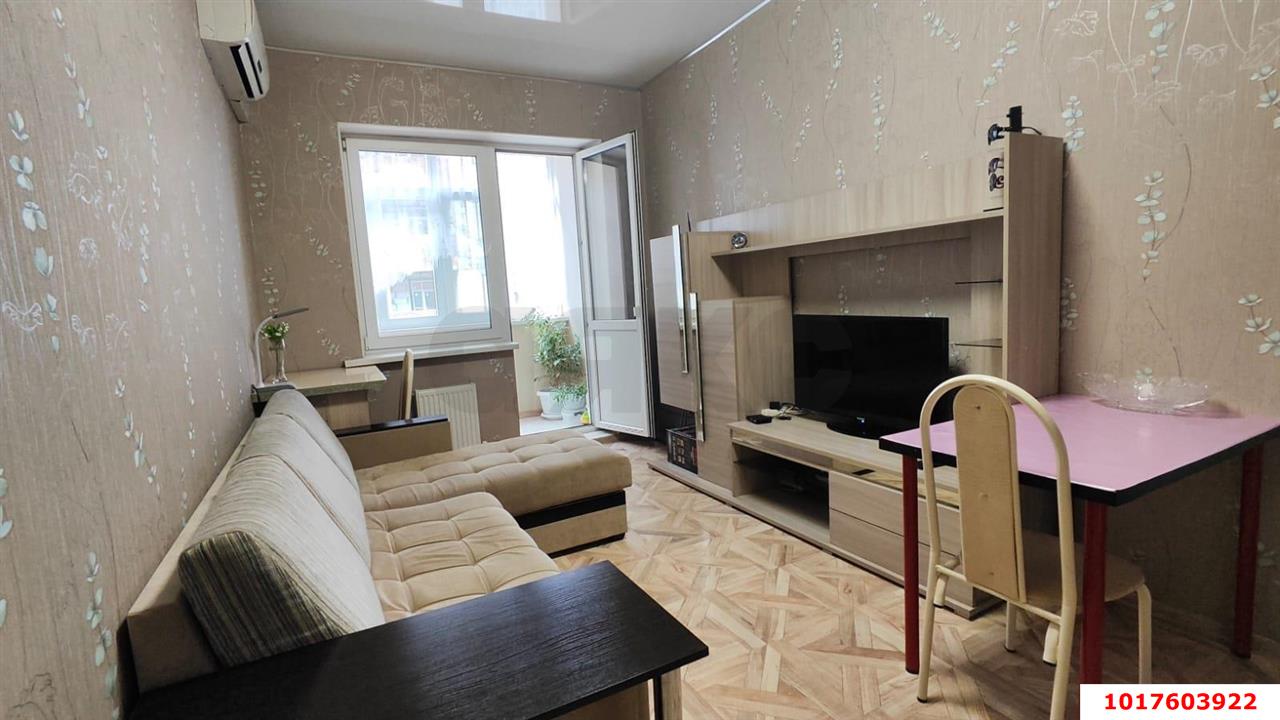 Фото №1: Студия 30&nbsp;м², 4/7&nbsp;эт. - Краснодар, Прикубанский внутригородской округ, мкр. Музыкальный, ул. имени Сергея Есенина, 108/1