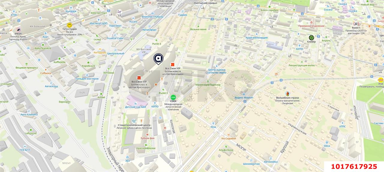 Фото №2: Торговое помещение 75&nbsp;м², 1/20&nbsp;эт. - Краснодар, Центральный внутригородской округ, Табачная Фабрика, мкр. ЖК Все Свои Вип, ул. Колхозная, 5/2к1