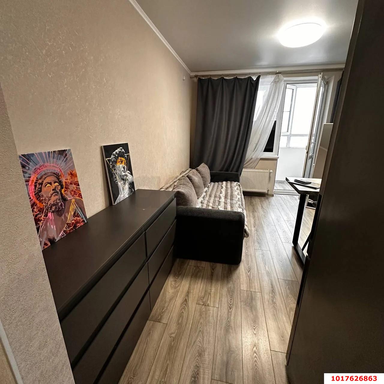 Фото №4: Студия 23&nbsp;м², 9/9&nbsp;эт. - Знаменский, Карасунский внутригородской округ, мкр. Родные Просторы, ул. Природная, 10Бк1