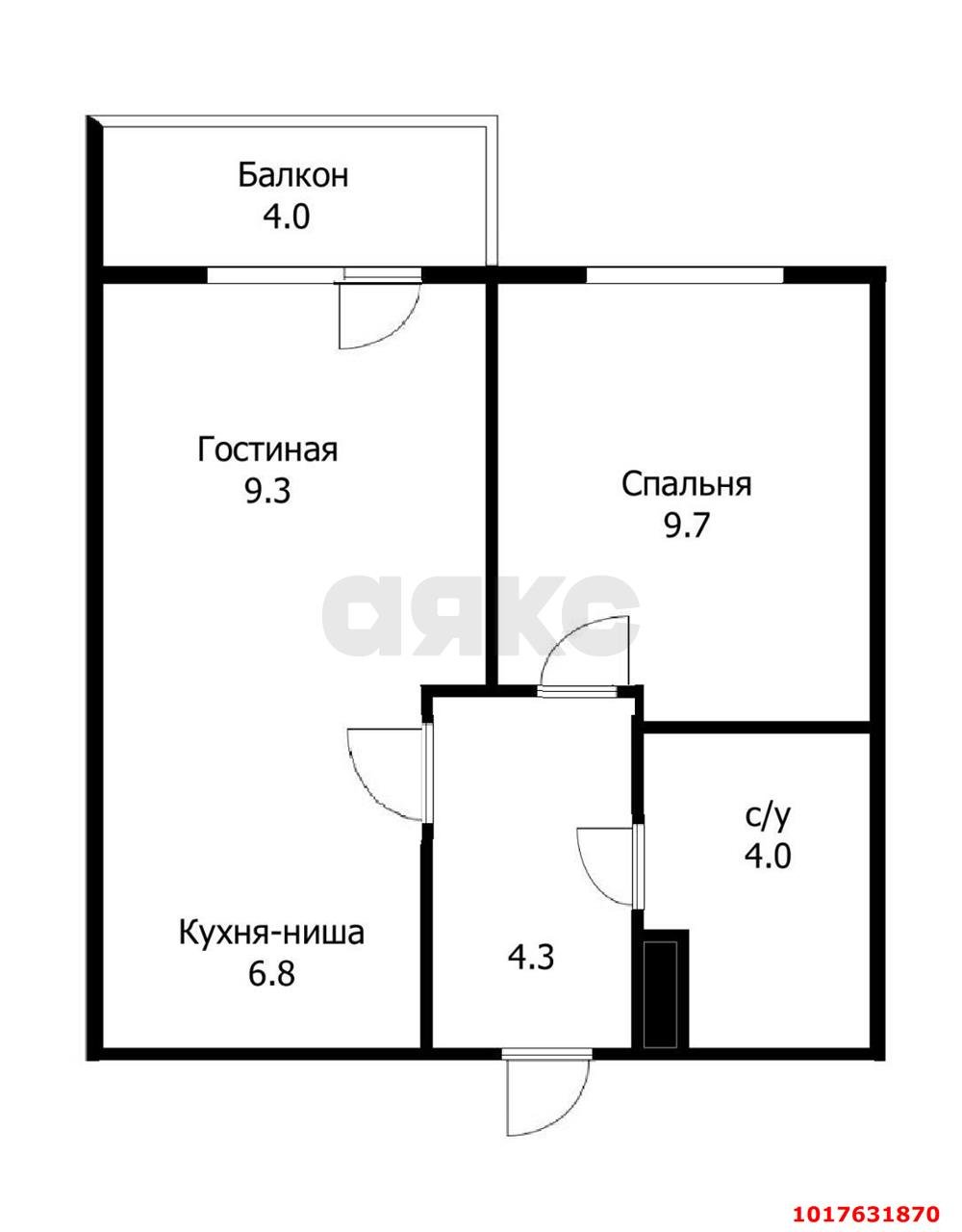 Фото №3: 1-комнатная квартира 39&nbsp;м², 8/16&nbsp;эт. - Краснодар, Прикубанский внутригородской округ, мкр. жилой комплекс Ракурс, ул. имени Героя Ростовского, 8к5