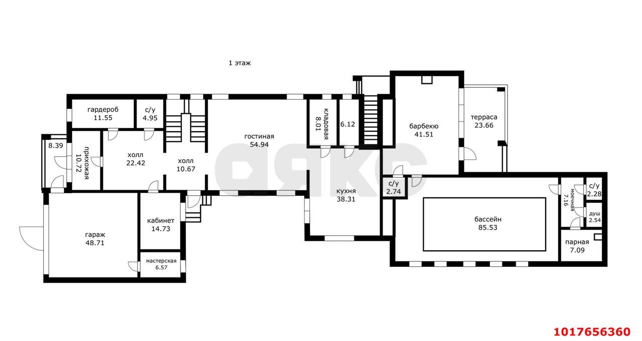 Фото №8: Дом 1160&nbsp;м² + 13.79&nbsp;сот., 3&nbsp;эт. - Краснодар, Прикубанский внутригородской округ, мкр. Фестивальный, ул. Федосеева