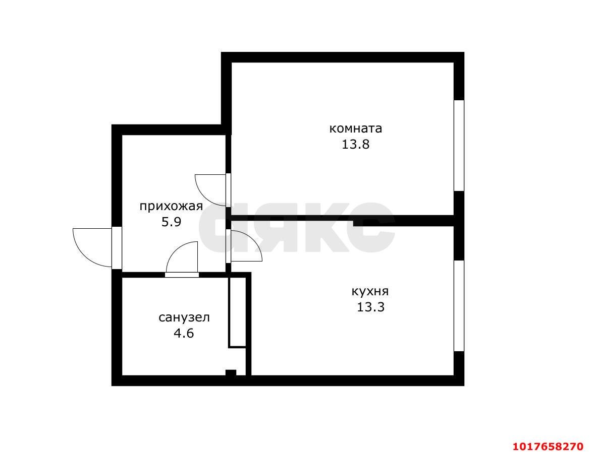 Фото №10: 1-комнатная квартира 37&nbsp;м², 16/18&nbsp;эт. - Краснодар, Прикубанский внутригородской округ, мкр. Парк Победы, ул. имени Героя Ростовского, 16к2