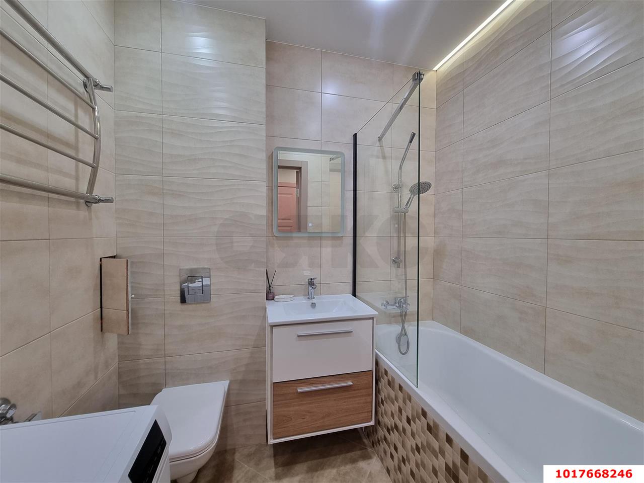 Фото №8: 1-комнатная квартира 40&nbsp;м², 2/24&nbsp;эт. - Краснодар, Западный внутригородской округ, Фестивальный, мкр. ЖК Тургенев, ул. Дальняя, 8к2