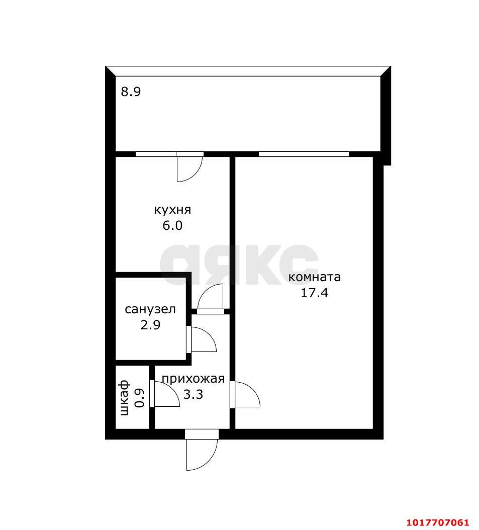 Фото №16: 1-комнатная квартира 40&nbsp;м², 1/5&nbsp;эт. - Краснодар, Прикубанский внутригородской округ, мкр. Фестивальный, ул. Герцена, 188
