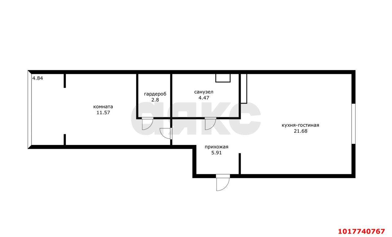Фото №23: 1-комнатная квартира 50&nbsp;м², 20/21&nbsp;эт. - Краснодар, Прикубанский внутригородской округ, мкр. ЖК Губернский, ул. им. Героя Яцкова И.В., 15к1