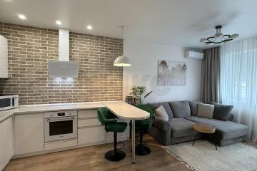 Фото №1: 1-комнатная квартира 40 м², 16/17 эт. - Краснодар, мкр. ЖК Гарантия, ул. Восточно-Кругликовская, 42/3к2