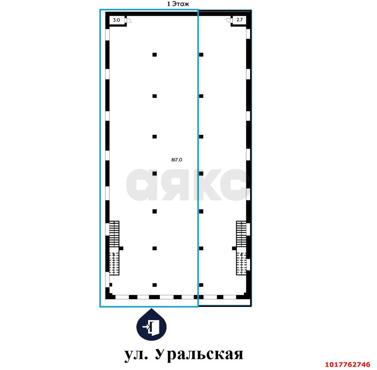 Фото №6: Торговое помещение 1100&nbsp;м², 1/2&nbsp;эт. - Краснодар, Карасунский внутригородской округ, мкр. Хлопчато-бумажный Комбинат, ул. Стасова, 186
