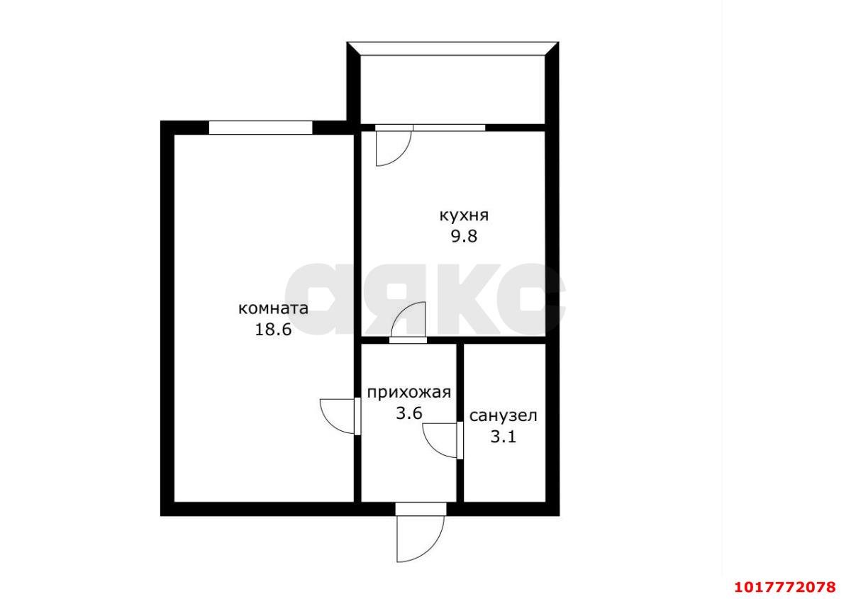 Фото №10: 1-комнатная квартира 35&nbsp;м², 3/7&nbsp;эт. - Берёзовый, Прикубанский внутригородской округ, мкр. Витаминкомбинат, ул. Целиноградская, 4/2к3