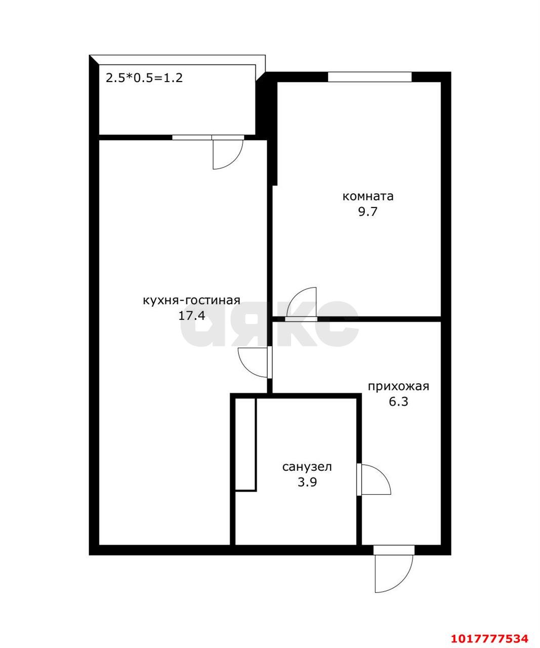 Фото №12: 1-комнатная квартира 40&nbsp;м², 15/16&nbsp;эт. - Краснодар, Прикубанский внутригородской округ, мкр. жилой комплекс Дыхание, ул. Лётчика Позднякова, 2к21