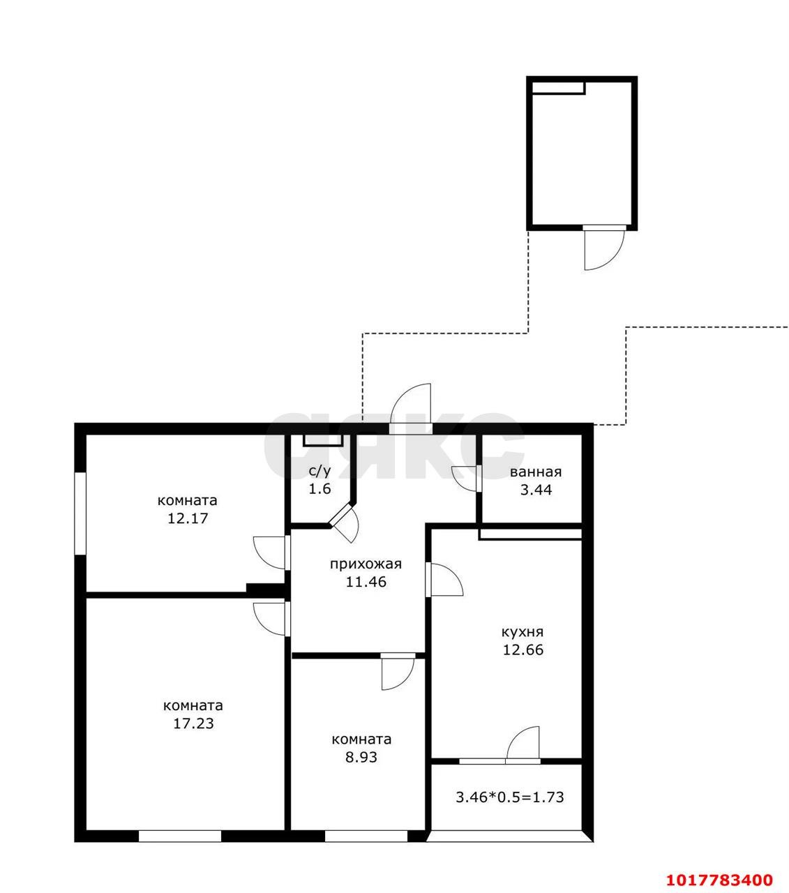 Фото №6: 3-комнатная квартира 71&nbsp;м², 12/24&nbsp;эт. - Краснодар, Прикубанский внутригородской округ, мкр. Достояние, ул. Григория Булгакова, 12