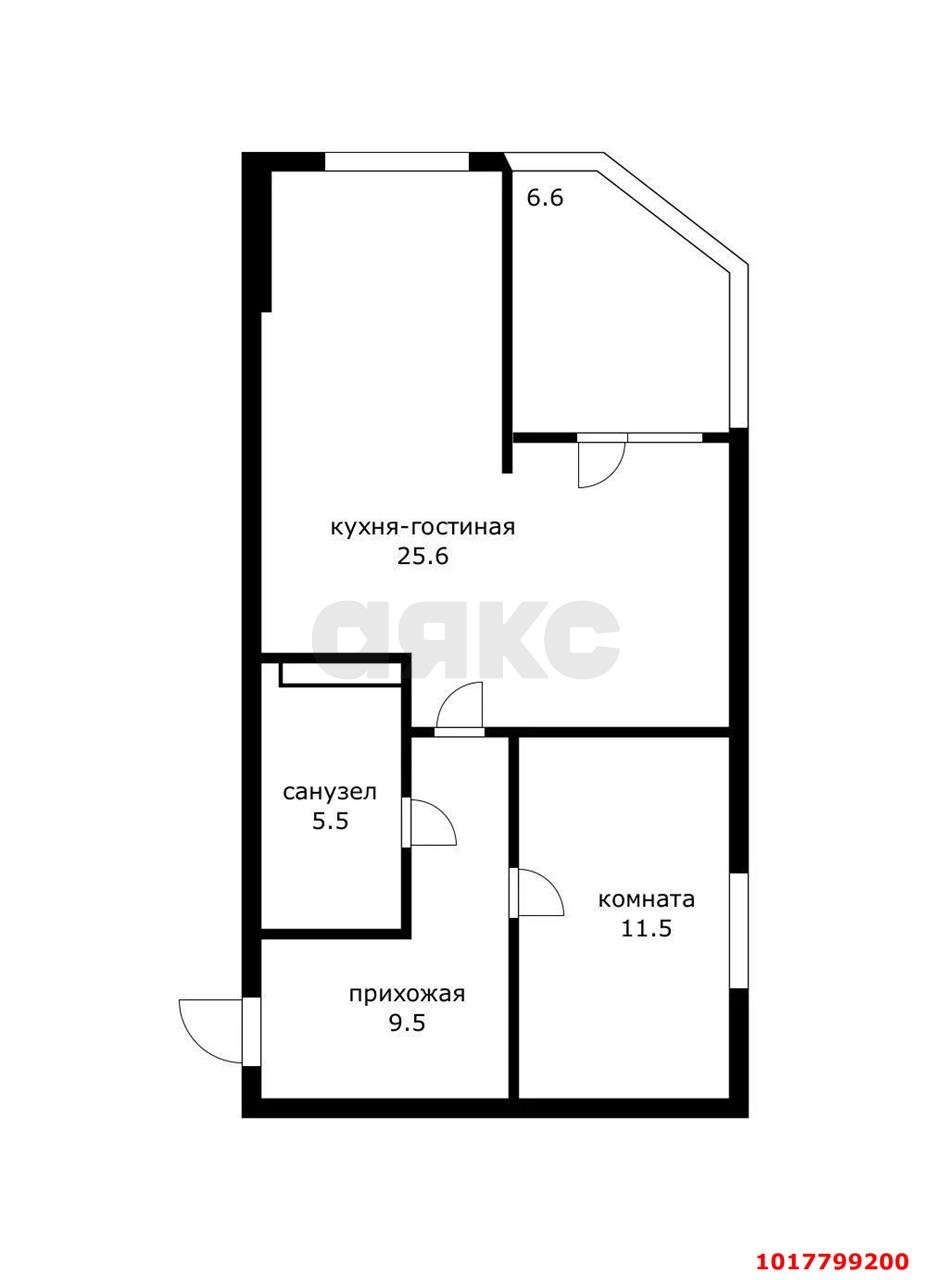 Фото №25: 2-комнатная квартира 60&nbsp;м², 13/16&nbsp;эт. - Краснодар, Прикубанский внутригородской округ, Россинского, мкр. жилой комплекс Дружный-2, б-р Адмиралтейский, 3к1