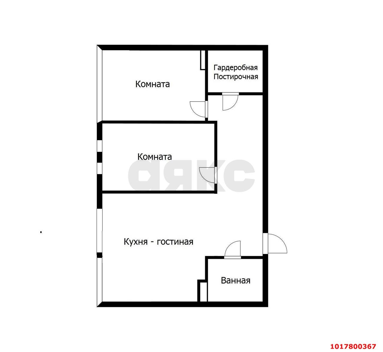 Фото №6: 2-комнатная квартира 61&nbsp;м², 6/8&nbsp;эт. - Краснодар, Прикубанский внутригородской округ, мкр. Фестивальный, ул. Круговая, 4/1
