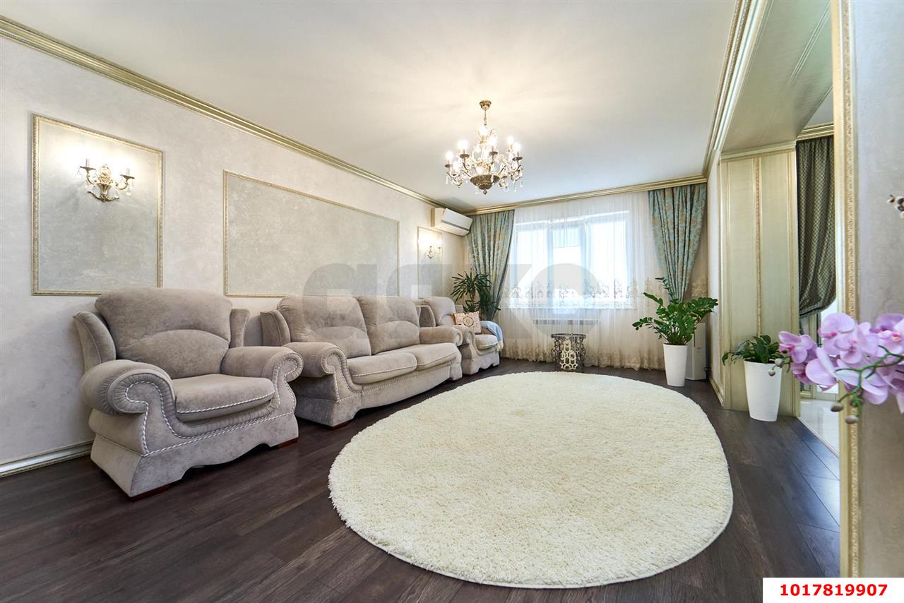 Фото №3: 3-комнатная квартира 110&nbsp;м², 8/17&nbsp;эт. - Краснодар, Западный внутригородской округ, мкр. Центральный, ул. Кубанская набережная, 31/1