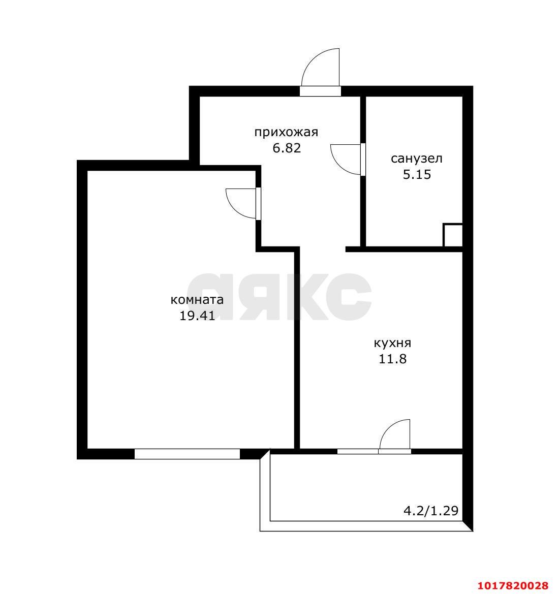 Фото №12: 1-комнатная квартира 45&nbsp;м², 19/19&nbsp;эт. - Краснодар, Западный внутригородской округ, мкр. Фестивальный, ул. Дальняя, 4/2к1