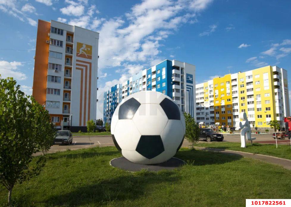 Фото №10: 1-комнатная квартира 50&nbsp;м², 1/8&nbsp;эт. - Краснодар, Карасунский внутригородской округ, ЖК Спортивный Парк, ж/р Новознаменский, ул. Войсковая, 4к3