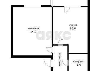 Фото №1: 1-комнатная квартира 35 м², 3/3 эт. - Новая Адыгея, мкр. жилой комплекс Золотая линия, ул. Бжегокайская, 29Б