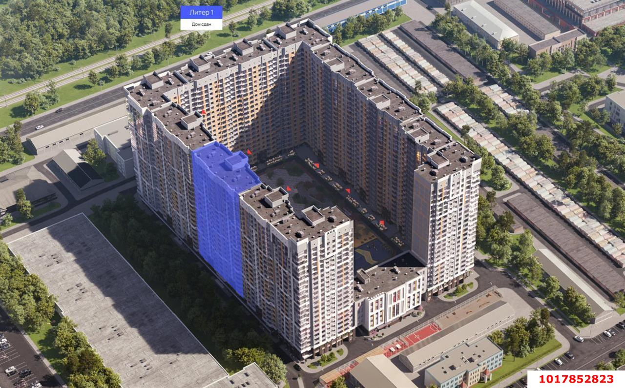 Фото №11: 2-комнатная квартира 60&nbsp;м², 5/25&nbsp;эт. - Краснодар, Карасунский внутригородской округ, Камвольно-суконный Комбинат, мкр. ЖК Урал, ул. Уральская, 87/7