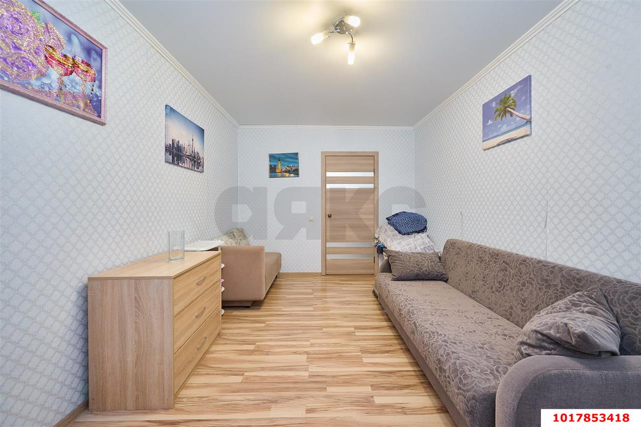 Фото №5: 1-комнатная квартира 43&nbsp;м², 6/17&nbsp;эт. - Краснодар, Прикубанский внутригородской округ, Музыкальный, ЖК Времена Года, мкр. имени Петра Метальникова, ул. Петра Метальникова, 5к1