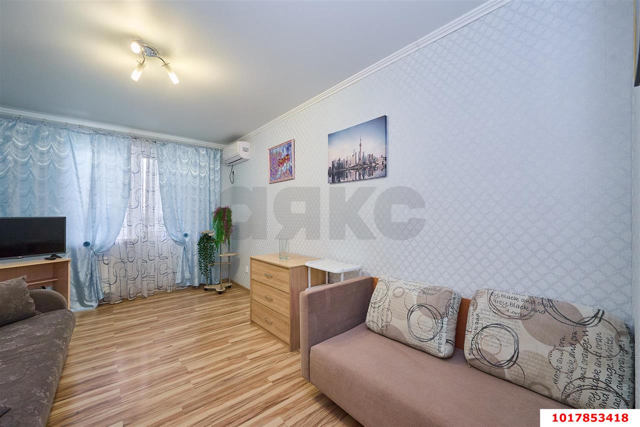 Фото №3: 1-комнатная квартира 43&nbsp;м², 6/17&nbsp;эт. - Краснодар, Прикубанский внутригородской округ, Музыкальный, ЖК Времена Года, мкр. имени Петра Метальникова, ул. Петра Метальникова, 5к1