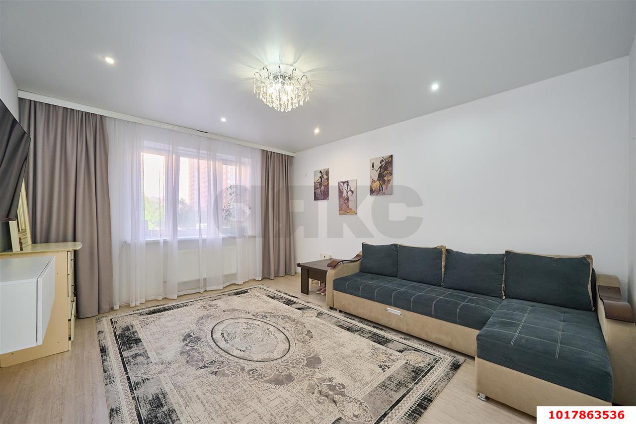 Фото №3: 2-комнатная квартира 70&nbsp;м², 2/18&nbsp;эт. - Краснодар, Прикубанский внутригородской округ, Панорама, мкр. ЖК Керченский, ул. им. Героя Сарабеева В.И., 3