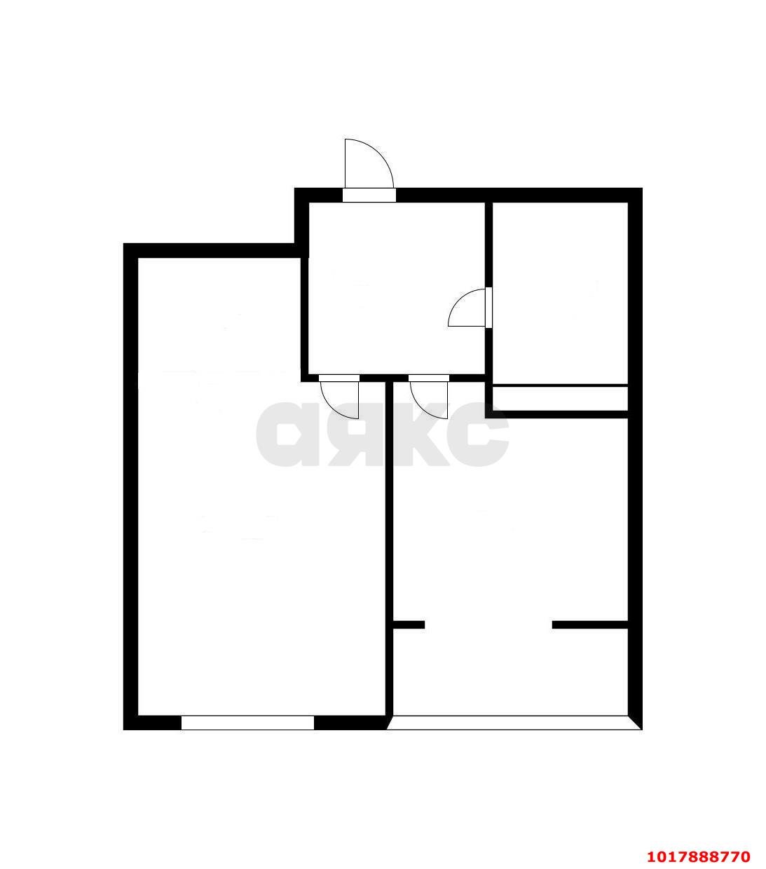 Фото №22: 1-комнатная квартира 40&nbsp;м², 13/19&nbsp;эт. - Краснодар, Прикубанский внутригородской округ, Микрохирургии глаза, мкр. жилой комплекс Сограт, ул. Красных Партизан, 4/15
