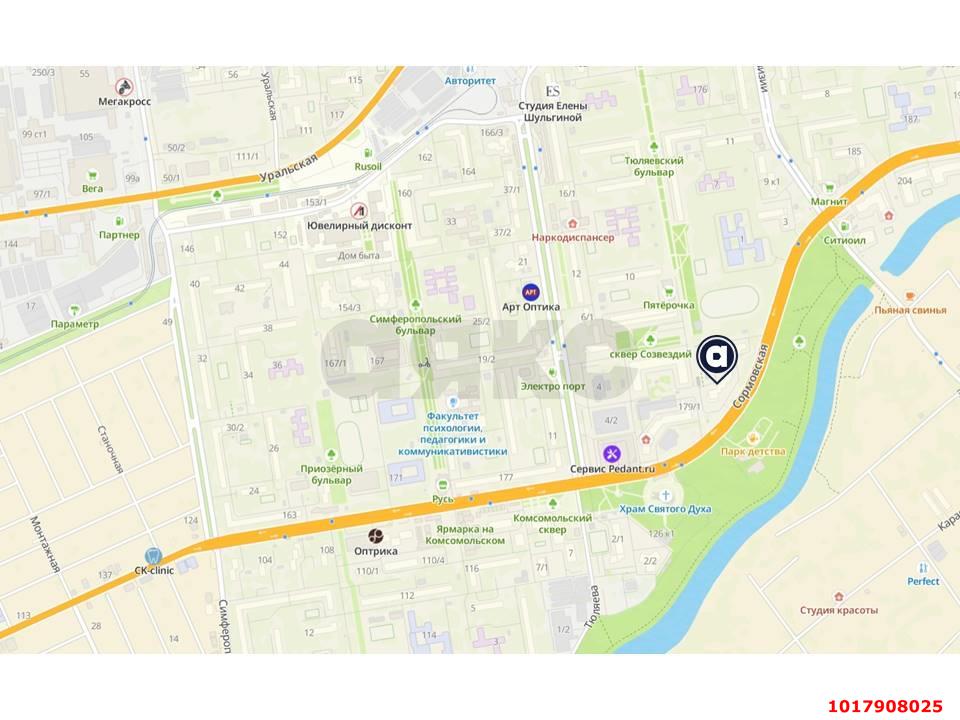 Фото №2: Торговое помещение 63&nbsp;м², 1/14&nbsp;эт. - Краснодар, Карасунский внутригородской округ, мкр. Комсомольский, ул. Сормовская, 181