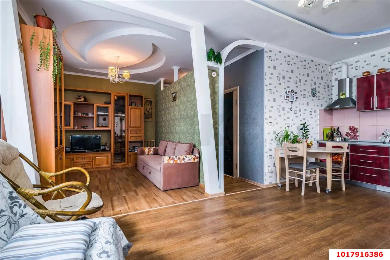 Фото №6: 1-комнатная квартира 46&nbsp;м², 2/4&nbsp;эт. - Краснодар, Прикубанский внутригородской округ, мкр. Фестивальный, ул. Анисовая, 39