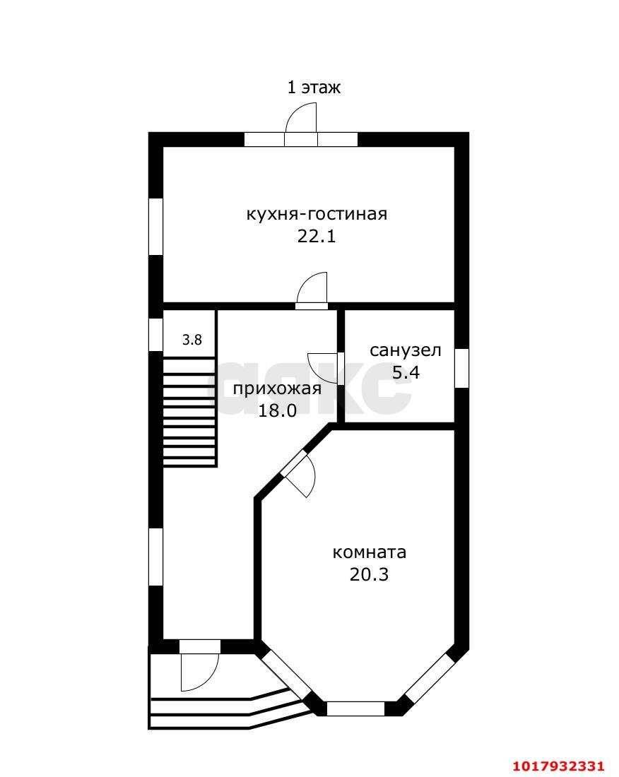 Фото №2: Дом 136&nbsp;м² + 4.1&nbsp;сот., 2&nbsp;эт. - Краснодар, Прикубанский внутригородской округ, мкр. СНТ Урожай, ул. Фруктовая