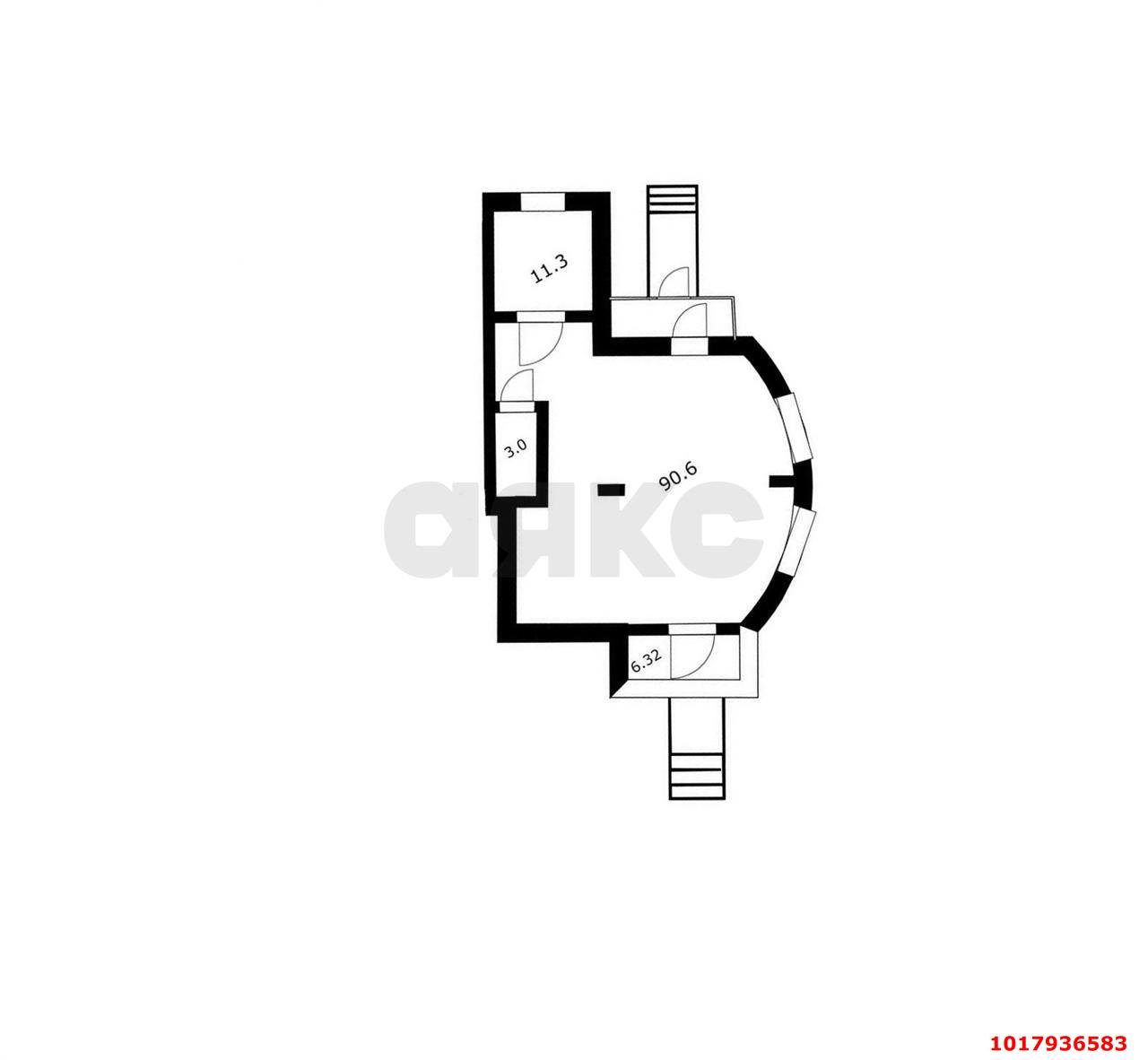 Фото №9: Торговое помещение 90&nbsp;м², 1/24&nbsp;эт. - Краснодар, Кожзавод, ЖК Европейский, мкр. Западный внутригородской округ, ул. Кожевенная, 26
