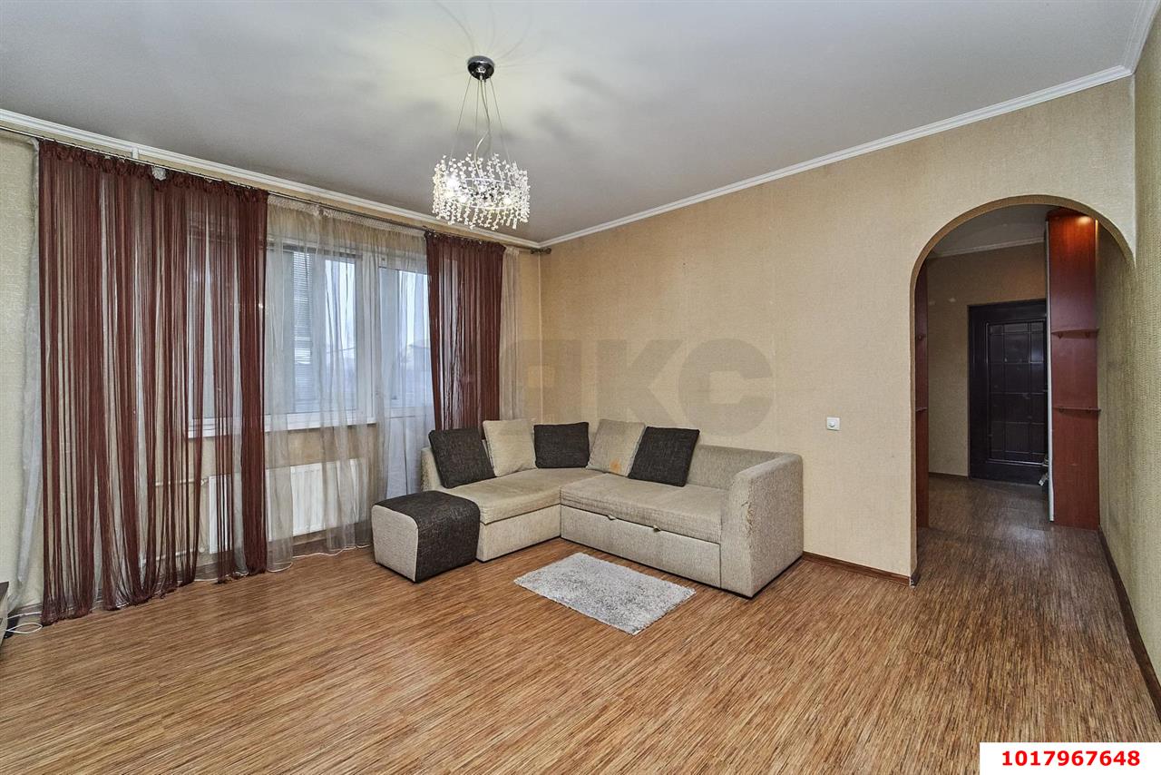 Фото №3: 1-комнатная квартира 37&nbsp;м², 3/4&nbsp;эт. - Краснодар, Центральный внутригородской округ, мкр. Табачная Фабрика, пр-д Ипподромный, 2