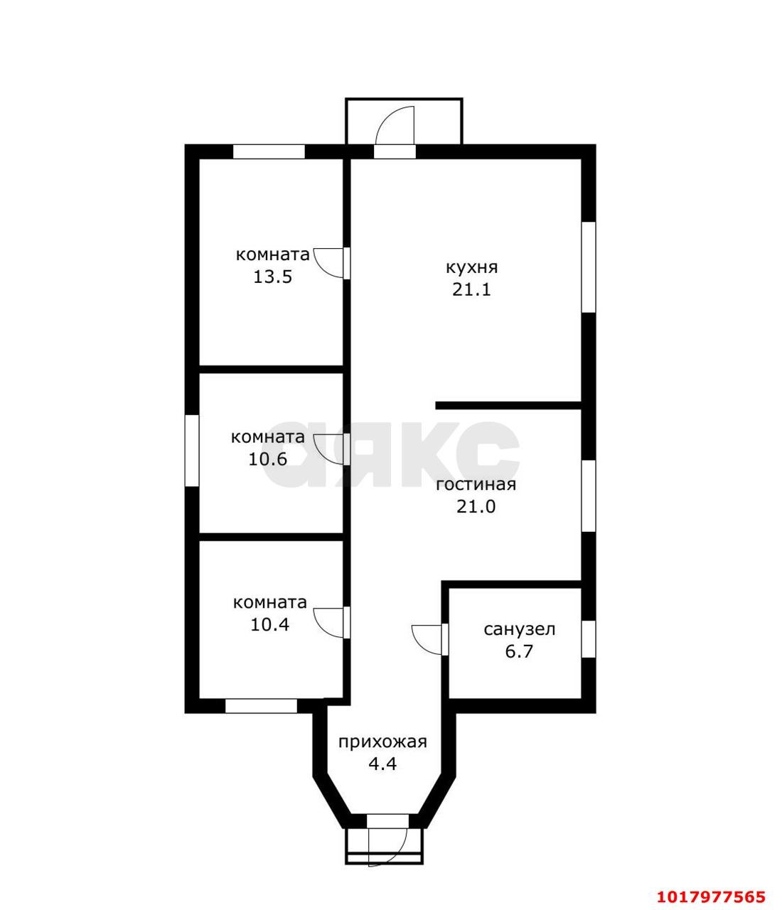 Фото №15: Дом 87&nbsp;м² + 3.25&nbsp;сот., 1&nbsp;эт. - КСК-2, мкр. Прикубанский внутригородской округ, ул. Майская