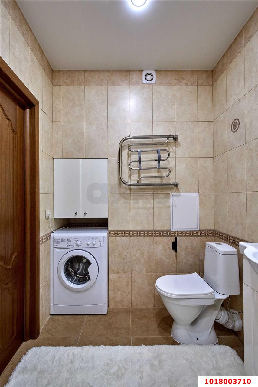 Фото №15: 1-комнатная квартира 53&nbsp;м², 4/25&nbsp;эт. - Краснодар, Прикубанский внутригородской округ, Фестивальный, Отделение № 1 совхоза Солнечный, мкр. ЖК Седьмой Континент, ул. Совхозная, 1к7