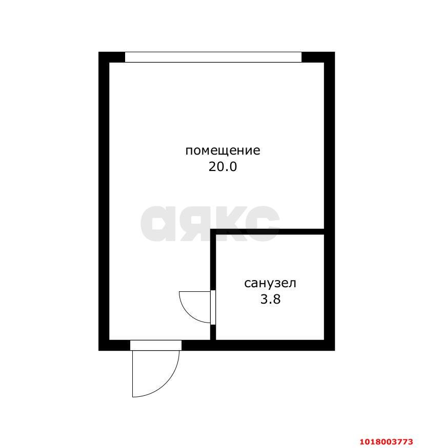 Фото №9: Офисное помещение 20&nbsp;м², 1/12&nbsp;эт. - Краснодар, Карасунский внутригородской округ, Почтовый, мкр. жилой комплекс Дом у реки, ул. Кружевная, 16