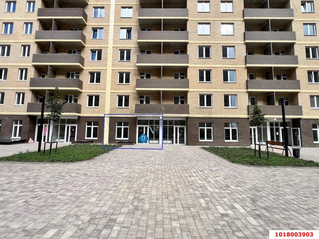 Фото №1: Торговое помещение 37&nbsp;м², 1/16&nbsp;эт. - Краснодар, Прикубанский внутригородской округ, мкр. жилой комплекс Дыхание, ул. Лётчика Позднякова, 2к21
