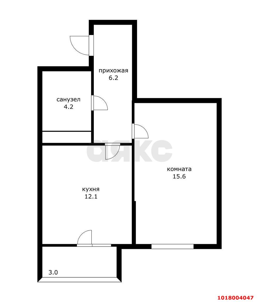 Фото №8: 1-комнатная квартира 41&nbsp;м², 15/16&nbsp;эт. - Краснодар, Прикубанский внутригородской округ, мкр. Восточно-Кругликовский, ул. Черкасская, 71/1к1
