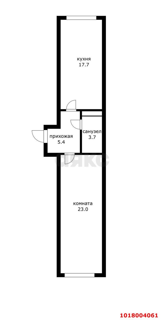 Фото №9: 1-комнатная квартира 49&nbsp;м², 3/9&nbsp;эт. - Новая Адыгея, мкр. жилой комплекс Мега-Победа 2, ул. Песочная, 1к3
