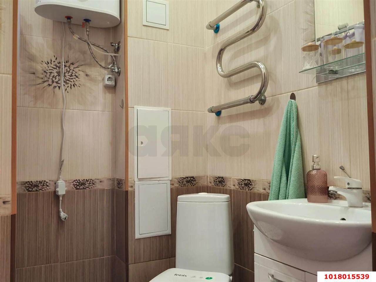 Фото №8: 1-комнатная квартира 34&nbsp;м², 1/3&nbsp;эт. - Краснодар, Прикубанский внутригородской округ, Калинино, имени Петра Метальникова, мкр. ЖК Арбатский, ул. Цезаря Куникова, 18лит4
