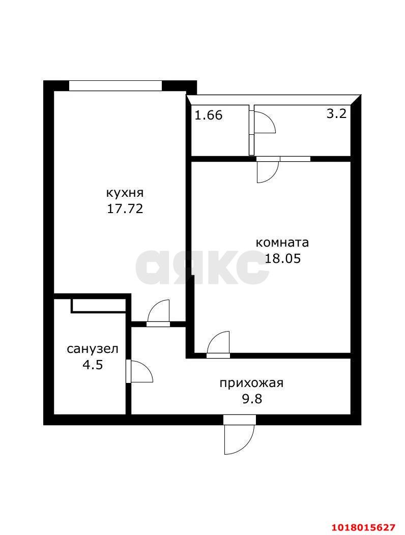 Фото №2: 1-комнатная квартира 55&nbsp;м², 7/12&nbsp;эт. - Краснодар, Западный внутригородской округ, мкр. ЖК Эндемик, ул. Шоссе Нефтяников, 26