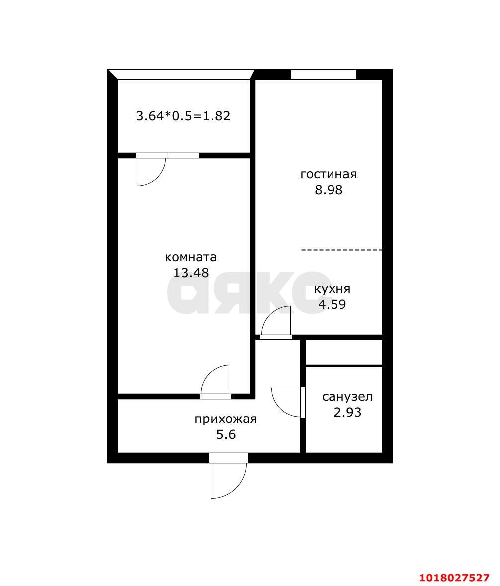Фото №10: 1-комнатная квартира 36&nbsp;м², 9/17&nbsp;эт. - Краснодар, Прикубанский внутригородской округ, Музыкальный, мкр. ЖК Оникс, ул. Российская, 267к5