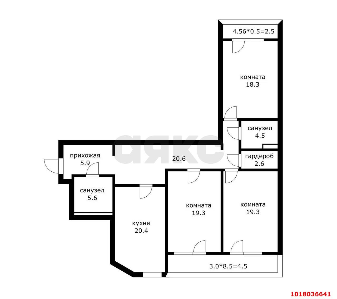 Фото №27: 3-комнатная квартира 130&nbsp;м², 7/23&nbsp;эт. - Краснодар, Западный внутригородской округ, мкр. Центральный, ул. Кубанская набережная, 31/1